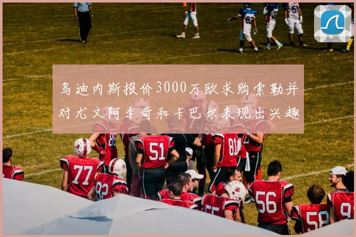 乌迪内斯报价3000万欧求购索勒并对尤文阿季奇和卡巴尔表现出兴趣